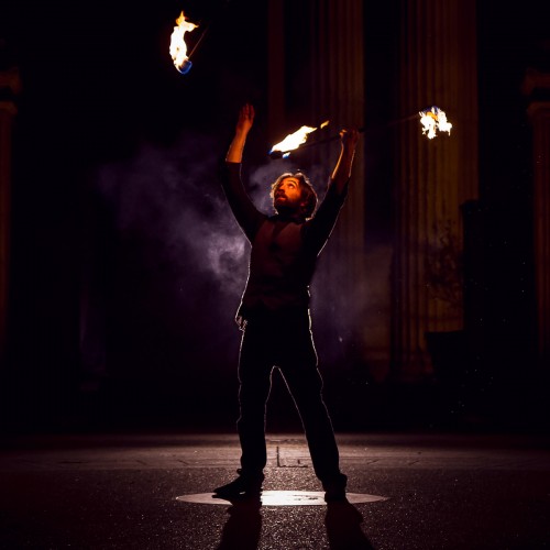 Fire From Above - San Francisco, CA - portrait photography